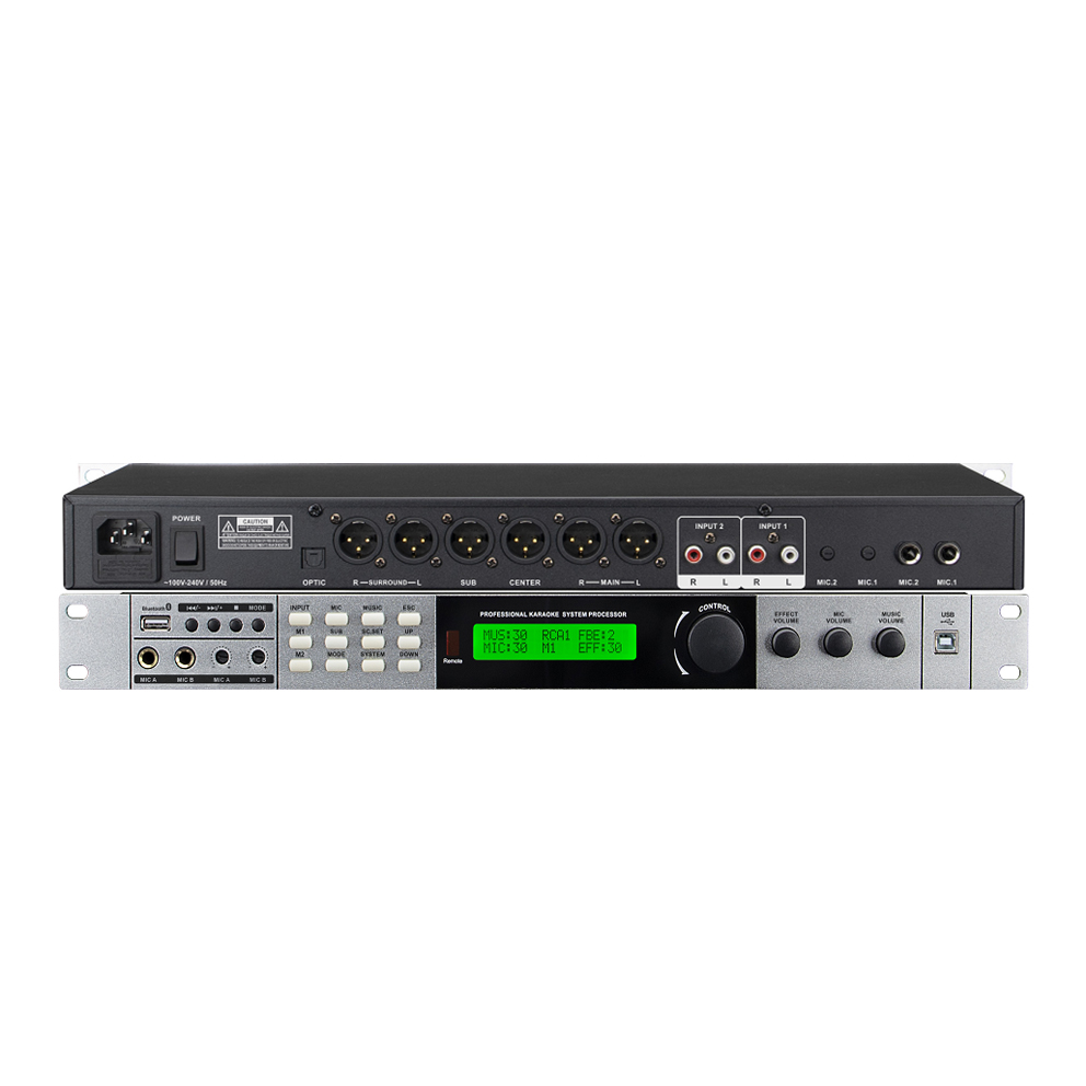 XTUGA LX8 Профессиональный цифровой ревербетер, предварительный эффект, Интеллектуальный видео и освещение, предварительные эффекты для микрофона и аудио