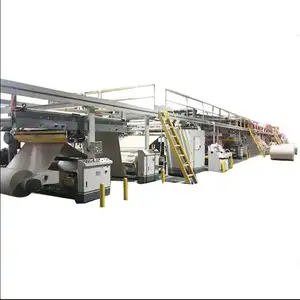 Kualitas tinggi otomatis 5 lapis jalur produksi kardus bergelombang/pembuat kotak karton/mesin kemasan kerut