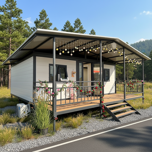 Casa Contenedor Plegable de Lujo, Expandible, Prefabricada, Casa Móvil, Edificio de Oficinas Portátil, Aplicación en Exteriores - Product Image 1