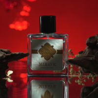 Étiquettes de flacons de parfum en papier texturé résistant à l'alcool et imperméable, autocollants de luxe gaufrés à l'or