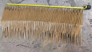 Techo de paja de hoja de <span class=keywords><strong>palma</strong></span> resistente al calor, tejas cuadradas lisas de Palmas - Product Image 3