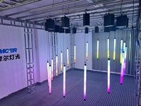 Treuil de contrôle Dmx, système cinétique avec tube de levage led RGB, treuil et tube de levage