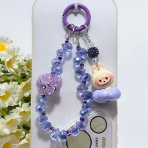 Kit Charm Fai-da-te Autentico 'Goodnight Starry Sky': Cristallo Ortensia, Perline Fragola e Graziosi Elementi Decorativi per Telefono/Borsa - Product Image 2