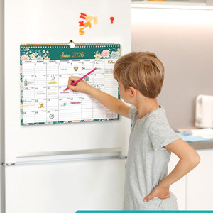 <span class=keywords><strong>Calendrier</strong></span> mural personnalisé avec logo 2027, planificateur mensuel en gros, calendriers en papier à suspendre pour le bureau, <span class=keywords><strong>l</strong></span>'école, la papeterie - Product Image 5