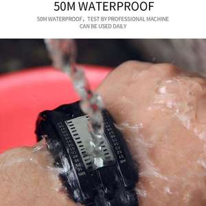 SKMEI 0926 Creative Digital <b>Men</b> Stainless Steel Strap LED Display <b>Watches</b> Waterproof Reloj Hombre Sport <b>Watch</b> - Product Image 6