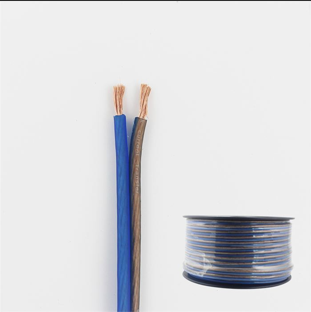 High Quality Transparent Speaker Cable Speaker Auto Car Audio Cable 12GA CCA