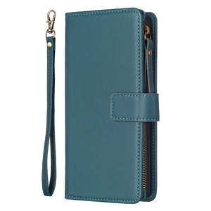 <span class=keywords><strong>Pochette</strong></span> de téléphone portefeuille à 9 emplacements pour cartes pour iPhone 14/13 Pro, étui en cuir multifonction pour iPhone 11, porte-cartes - Product Image 1