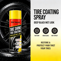 Gel brillant pour pneus de voiture en aérosol, concentré acrylique, solution antirouille, cire de polissage automobile – Vente en gros
