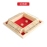 Juego de mesa de rompecabezas divertido Digital 2/4 personas, caja de madera cerrada para fiesta familiar, Club, juguetes educativos con números para niños