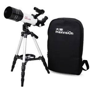 Maxvision กล้องโทรทรรศน์หักเหแสงสีแดง,สำหรับมืออาชีพขนาด70/400มม. มาพร้อมกับขาตั้งและกระเป๋าเป้