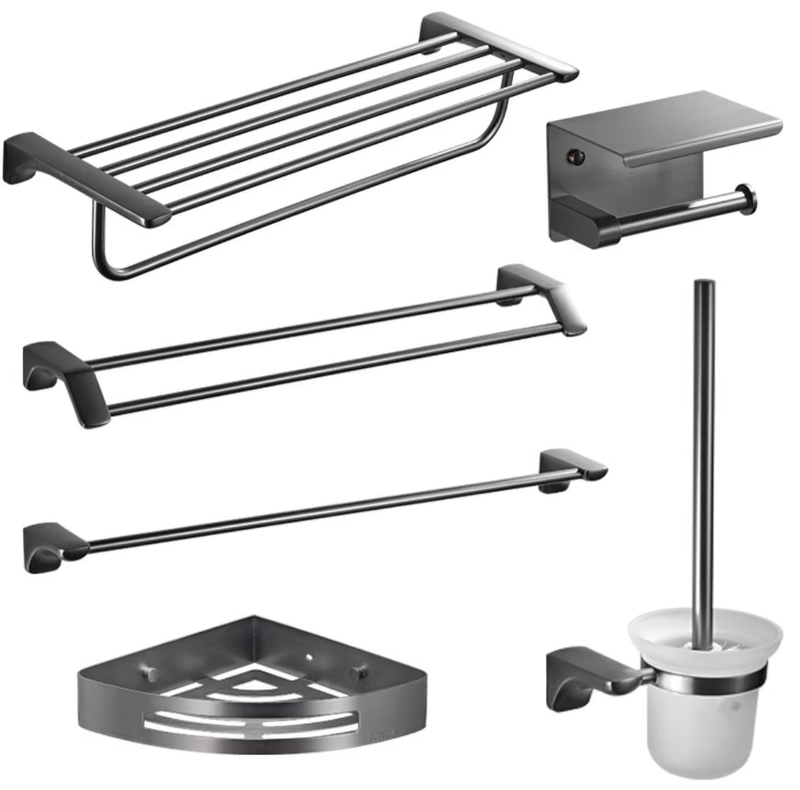 SUS304 Stainless Steel Bathroom Accessories Set