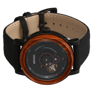 Nuevo Reloj Mecánico de Madera para Hombre, Movimiento Automático Seagull, Reloj Deportivo con Fondo de Caja Visible, Reloj de Cuarzo de Madera de Lujo - Product Image 4