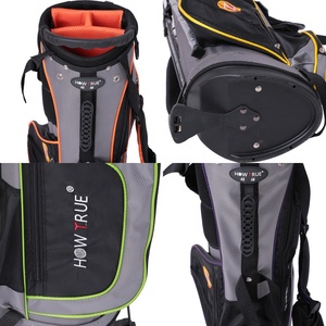Bolsa de <span class=keywords><strong>Golf</strong></span> ligera de 4 vías a precio barato con cubierta de lluvia de doble correa, capucha, múltiples bolsillos, bolsa de Club con soporte de <span class=keywords><strong>Golf</strong></span> para niños - Product Image 6