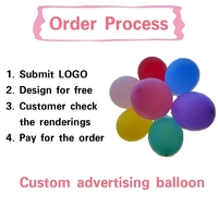 Ballons personnalisés de 12 pouces, imprimés en une seule couleur, avec logo et texte personnalisés, pour la décoration de mariages, d'anniversaires, de fêtes et d'événements professionnels