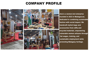 Sac fourre-tout en raphia fait main de qualité supérieure avec fermeture personnalisée, léger pour le shopping quotidien décontracté et les voyages - Product Image 6