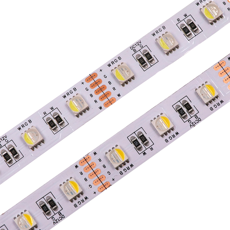 LED Strip 5050 SMD DC12V 60LEDs/m flexible led strip Light IP65 IP67 Waterproof RGB+CCT RGBW 4 In 1 LED Light Strips 5m/Roll