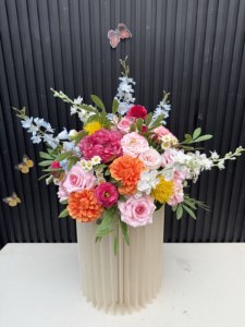 Sfere di Fiori Artificiali in Seta di Alta Qualità, 40cm, Personalizzabili, Stile <span class=keywords><strong>Giardino</strong></span>, Centrotavola per Matrimoni - Product Image 1