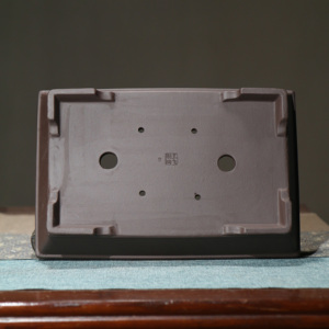 Maceta rectangular de arcilla morada para bonsái, tipo bandeja poco profunda, para uso en escritorio. - Product Image 4