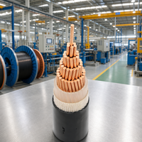 Câbles électriques industriels basse tension en cuivre étamé de haute qualité, gaine LSZH, 1 KV, température de fonctionnement 90°C, pour la construction