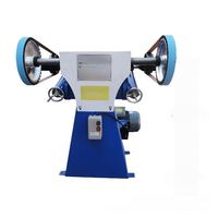 Machine de ponçage et de meulage industrielle professionnelle à double poste avec moteur, affûteuse de couteaux pour le travail du bois, 380V, facile à utiliser