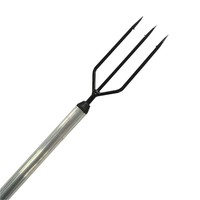 Byloo 3 4 fourches fourche main pôle en alliage d'aluminium chasse poisson fourchette pêche Gaff crochet barbes plongée harpon lance pistolet de pêche