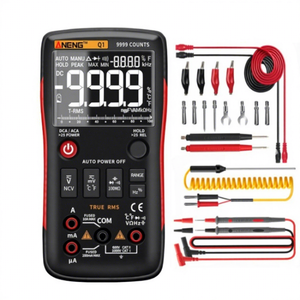Multimètre numérique Q1 9999, testeur analogique professionnel True RMS, multimètre DIY pour transistors, condensateurs et mesure NCV - Product Image 1