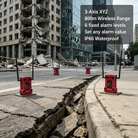 Moniteur de tremblements de terre post-épouvantail, capteur d'inclinaison XYZ, accéléromètre, IP66, fixation magnétique, alerte de bâtiment