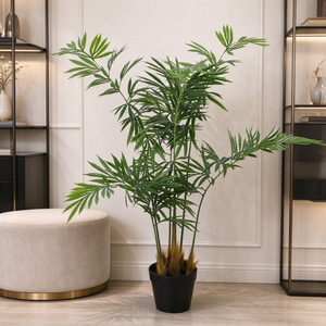 Cycada Artificiale Debao in Vaso, Albero Finto di Alta Qualità 120cm / 3.94ft per Decorazioni Natalizie e Domestiche - Product Image 4