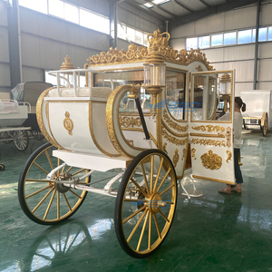 Calèche de Mariage Électrique à 4 Roues de Style Européen avec Capacité de 6 Personnes et Sièges en Cuir Souple - Product Image 6