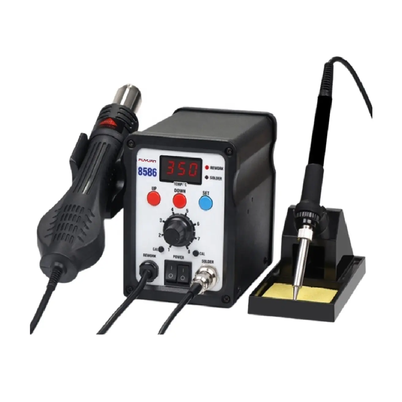 Genuine Hot Air Gun and Soldering Iron 2 in 1 Rework Soldering Station