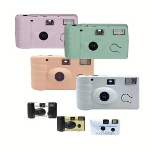 Appareil photo argentique automatique 35 mm à usage unique avec flash, mise au point fixe, corps en plastique blanc, piles AA, idéal pour fêtes, mariages, cadeaux - Product Image 5