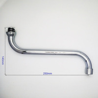 Robinet russe en forme de S de 18 mm, accessoires de robinet, tuyau de sortie, tuyau de robinet de douche
