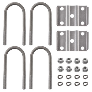 Nouveaux boulons en U pour remorque, capacité 3 500 lb, longueur 5-1/2 pouces |   Axe rond de 2-3/8 po, diamètre 1/2, pas de filetage de 2 po - Product Image 4