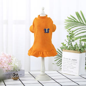 ملابس من الفراء للحيوانات الأليفة منخفضة السعر واقتصادية للبيع المباشر بسعر الجملة للكلاب والقطط مع تنورات ملابس حيوانات أليفة مرنة تسمح بالتهوية - Product Image 3