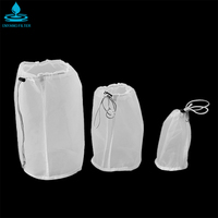 Brew Bags Extra grote herbruikbare 250 micron fijnmazige zak voor fruit, cider, appel, druivenwijn, pers, trekkoord, zeven.
