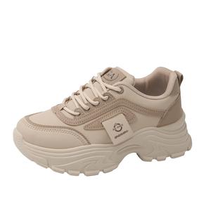 รองเท้าผ้าใบแฟชั่นผู้หญิง รุ่นปี 2024 สวมใส่สบาย ทันสมัย พื้นหนา สไตล์ Dad Shoes รองเท้าผ้าใบฤดูหนาวสำหรับผู้หญิง - Product Image 3
