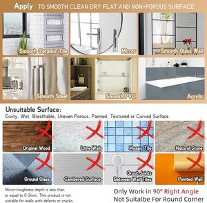 Corner Shower Caddy Suction Cup Shower Caddy Basket Powerful Suction Shower Shelf Waterproof & Oil-proof Bathroom Organizer - Product Image 4