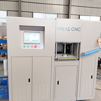 Machine de fraisage automatique à commande numérique CNC 3 axes WEIKE avec servomoteur pour la fabrication de profilés en aluminium pour fenêtres