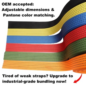 Nhà Máy Tùy Chỉnh Chiều Rộng/Logo 100% Polyester Vải Dây Đeo Cuộn Nhiệm Vụ Nặng Nề Hàng Hóa Lashing Vành Đai - Product Image 2