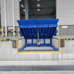 ट्रक के लिए तीन-पॉइंट फिक्स्ड लॉजिस्टिक्स लोडिंग बे हाइड्रोलिक ट्रक कंटेनर समायोज्य लोडिंग डॉक रैंप लेवलर - Product Image 4