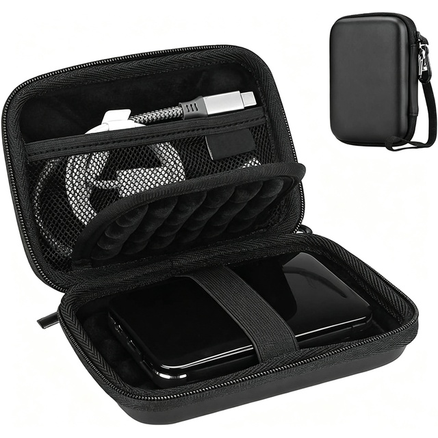 EVA Shock Waterproof Protective Custom Supported With Soft Cushion Inner Lining External Hard Drive Case