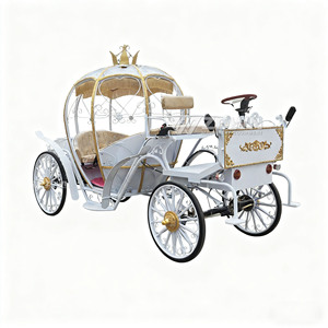 Royal Luxury Wedding Princess Cinderella Electric Pumpkin Steel Material Pumpkin Wedding Carriage Special Transportation - Product Image 3