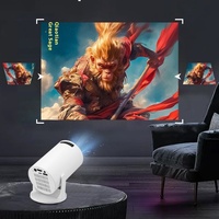 Mini Proyector LCD Portátil HY300, Android 11, 2K LED, WiFi, Pantalla Inalámbrica Inteligente, Batería Integrada de 1H, 500 Lúmenes
