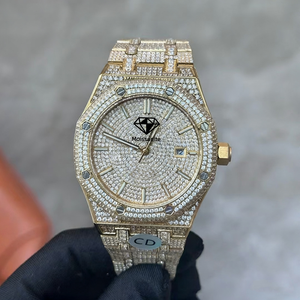 Sıcak Satış Otobüs Şeklinde Moissanit Hip Hop Saati Elmas Test Cihazından Geçti Otomatik Kurmalı - Product Image 1