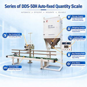 Machine d'ensachage robuste avec codage et couture DDS-50H 5-50kg 1kW pour usine <span class=keywords><strong>de</strong></span> traitement des céréales Garantie 1 an - Product Image 4