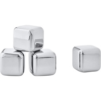 Boule à whisky en acier inoxydable Glaçons réutilisables Glaçons en métal Pierres à whisky Boules Coffret cadeau pour vin rouge avec boîte de couleur OEM