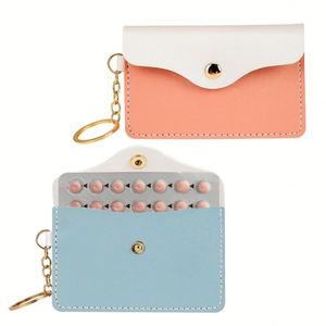 Estuche para Control de Natalidad, Funda de Cuero PU, Porta Pastillas y Medicamentos Anticonceptivos para Bolsa de Viaje o Mochila - Product Image 1
