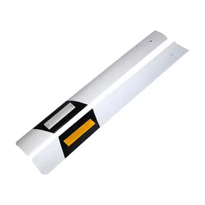 Délimiteur Flexible PVC haute visibilité 110cm Guide de sécurité réfléchissant extérieur poste de délimiteur de circulation pour la sécurité routière