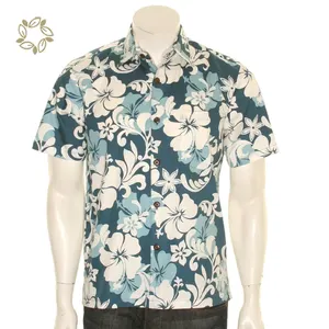 Men's Button-Down Collar Shirt Short Sleeve streetwear shirts for men organic cotton Casual camisas Natural mens blouse