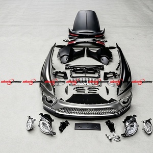 Parachoques Delantero/Trasero de Plástico Negro de Alta Calidad, Estilo 2021, para Bentayga Versiones Anteriores 16-20, Guardabarros Metálico, Tornillos para el Capó del Motor - Product Image 3